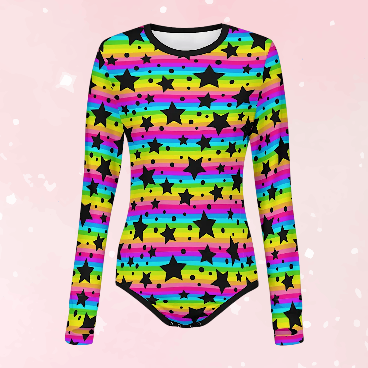 Starlite Stripes Long Sleeve CuddleSuit