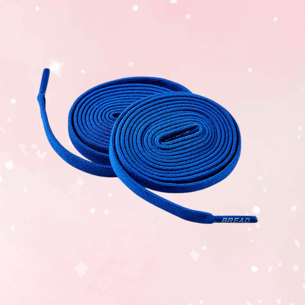 Bold Sonic Blue Elastic Shoelaces - Puppy's Aesthetics