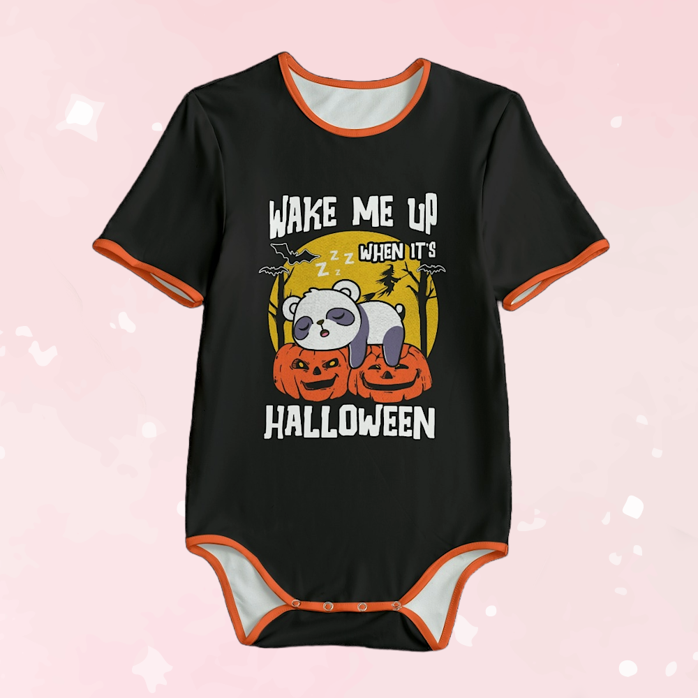 Wake Me Halloween Unisex Adult Onesie