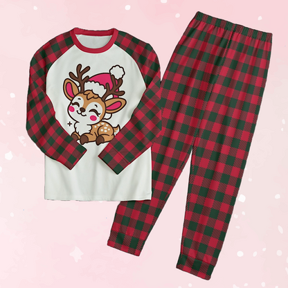 Reindeer Christmas Unisex Pajama Set