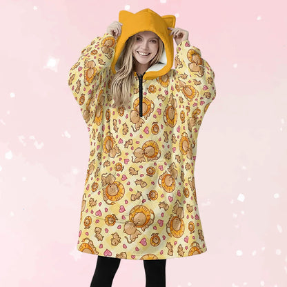 Roary Cuddles Ear Hoodie Blanket - Puppy's Aesthetics