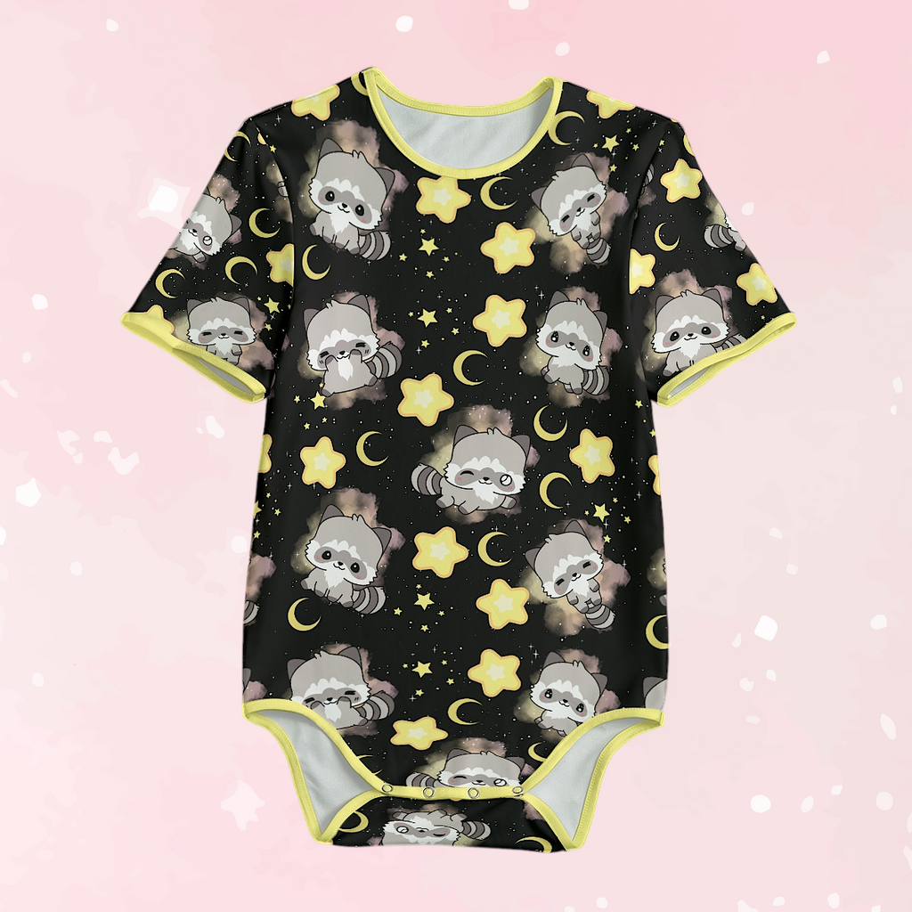 Celestial Raccoon Adult Unisex CuddleSuit
