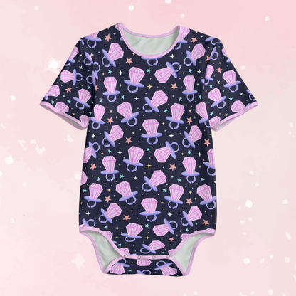 Candy Jewel Short Sleeve CuddleSuit