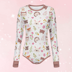 Woodland Whispers Long Sleeve CuddleSuit
