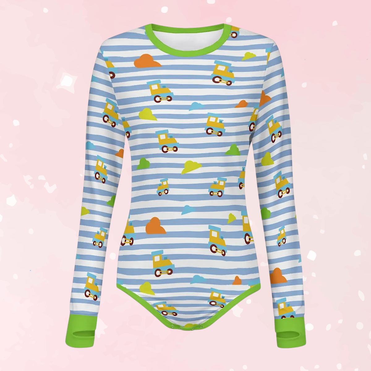Vroom Vroom Baby Long Sleeve CuddleSuit