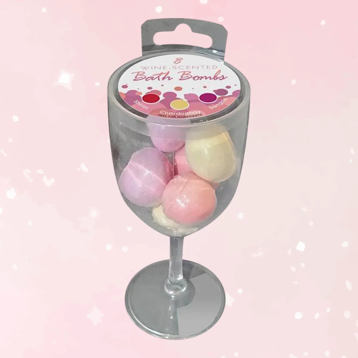 Wine Scented Bath Bombs 8 Bombs Per Glass - Puppy's Aesthetics