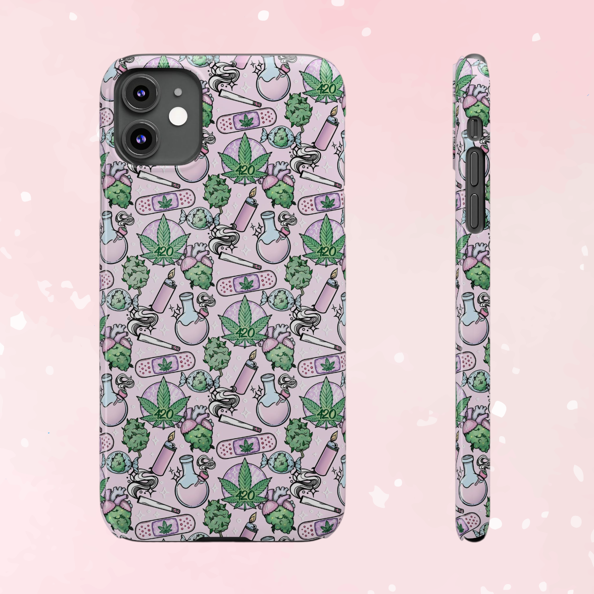Cute Cannabis iPhone Slim Case