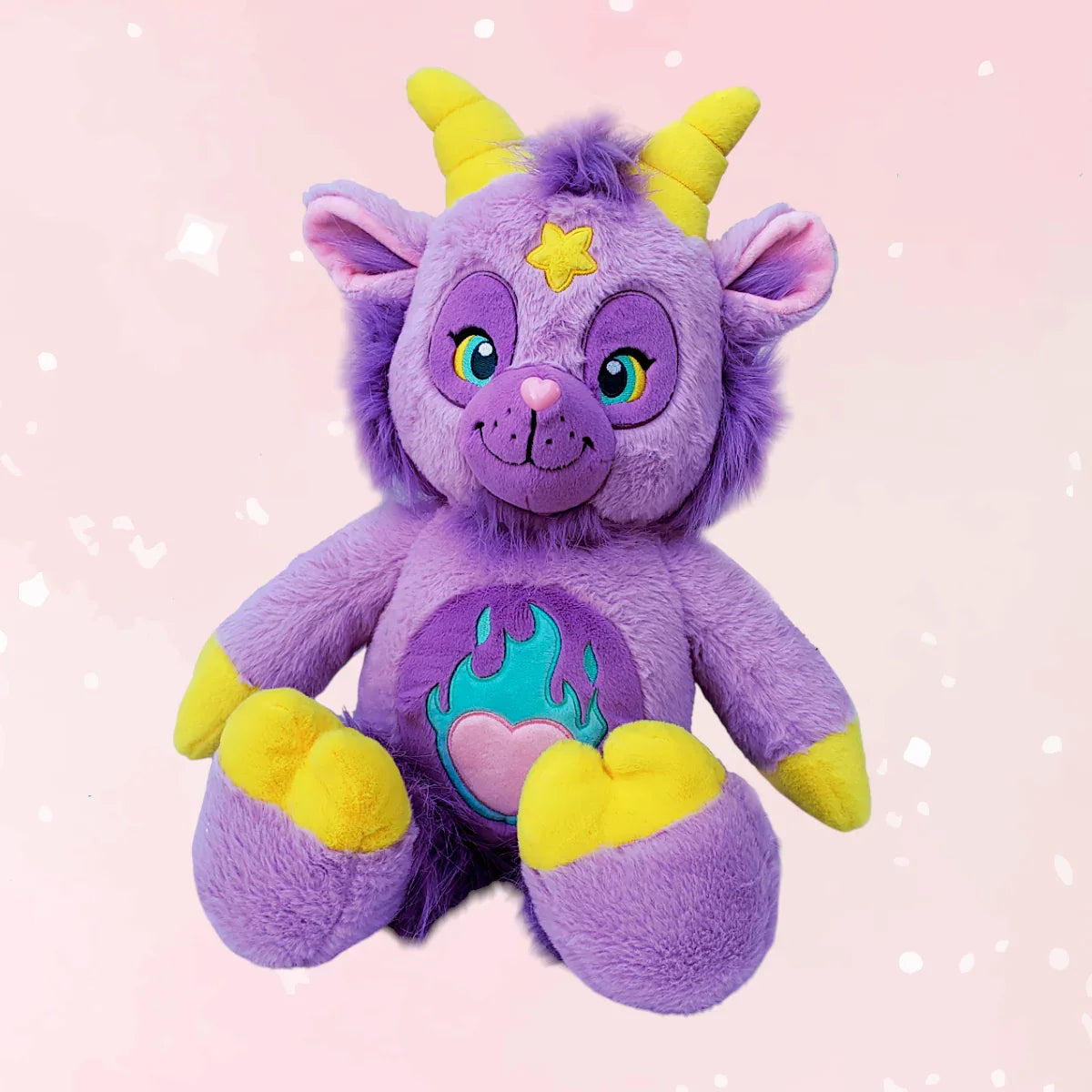 Blazing Heart Beelzebear Plushie - Puppy's Aesthetics