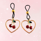 Cherry Heart Non-Pierced Nipple Ring - Puppy's Aesthetics