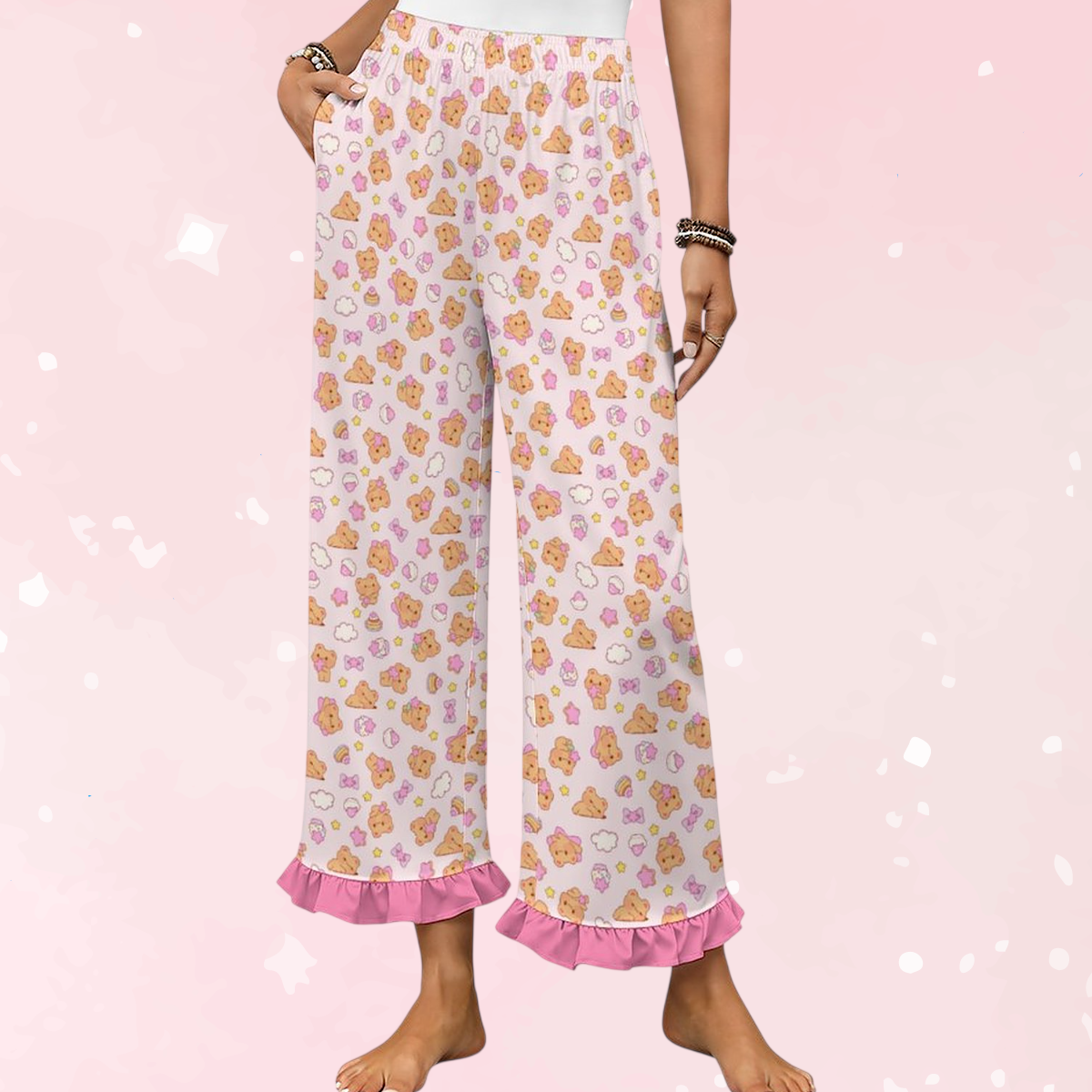 Bearly Adorable Ruffle Play Bottoms