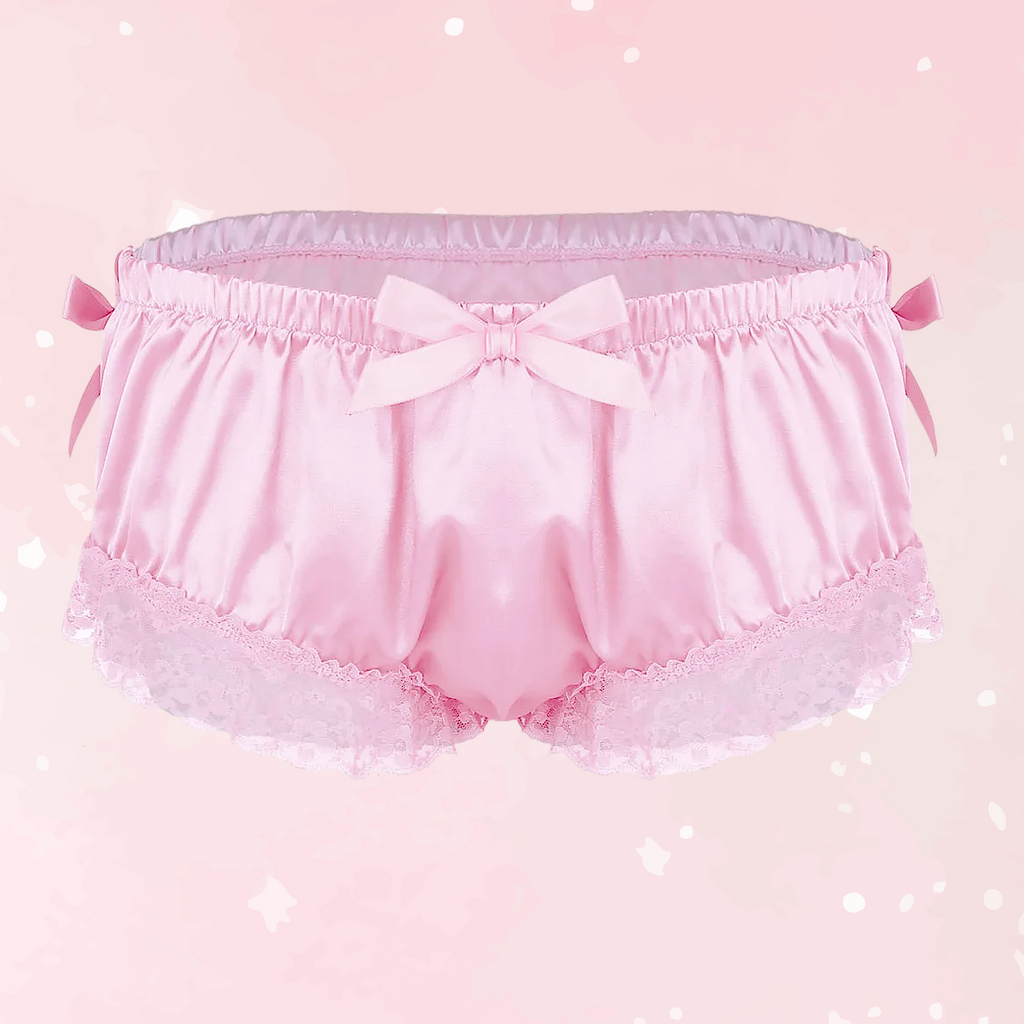 Sissy Dreams Satin Lace Panties (Colors)