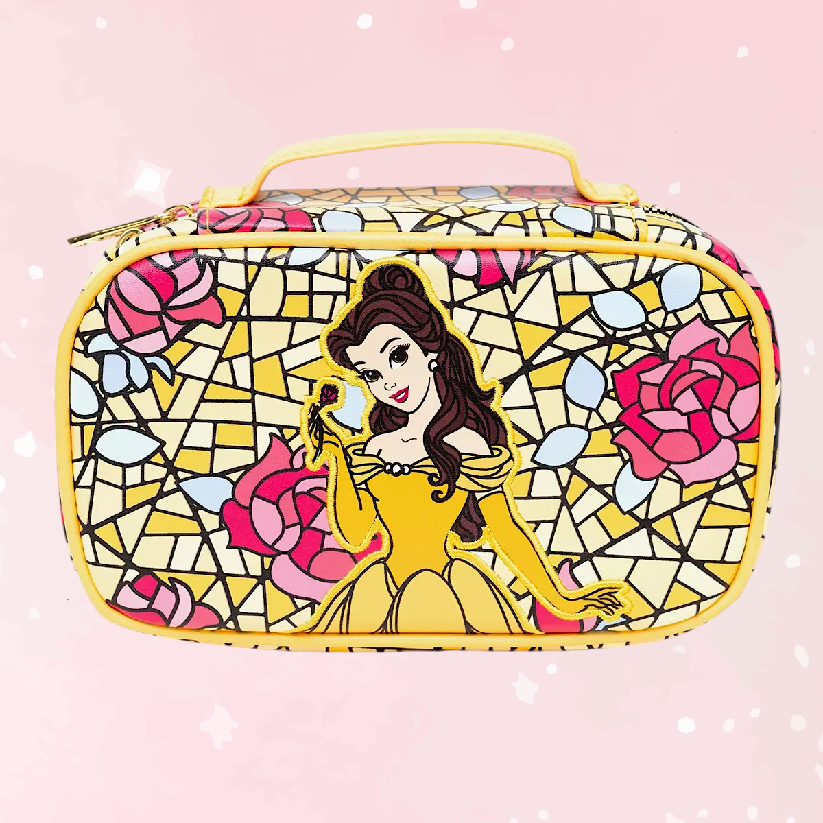 Belle Vegan Leather Travel Cosmetic Bag