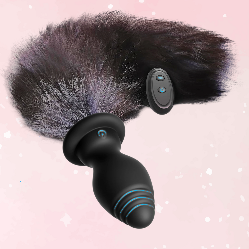 Vibrating Soft Petplay Anal Tail