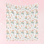 Sweet Safari Soft Flannel Blanket