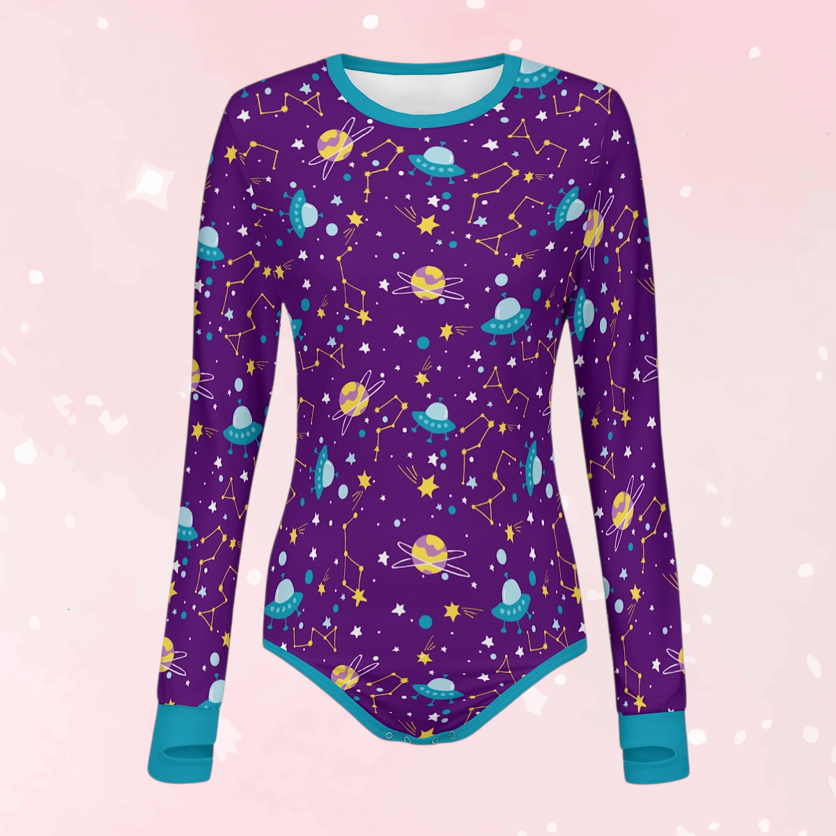 Little Planets Long Sleeve CuddleSuit