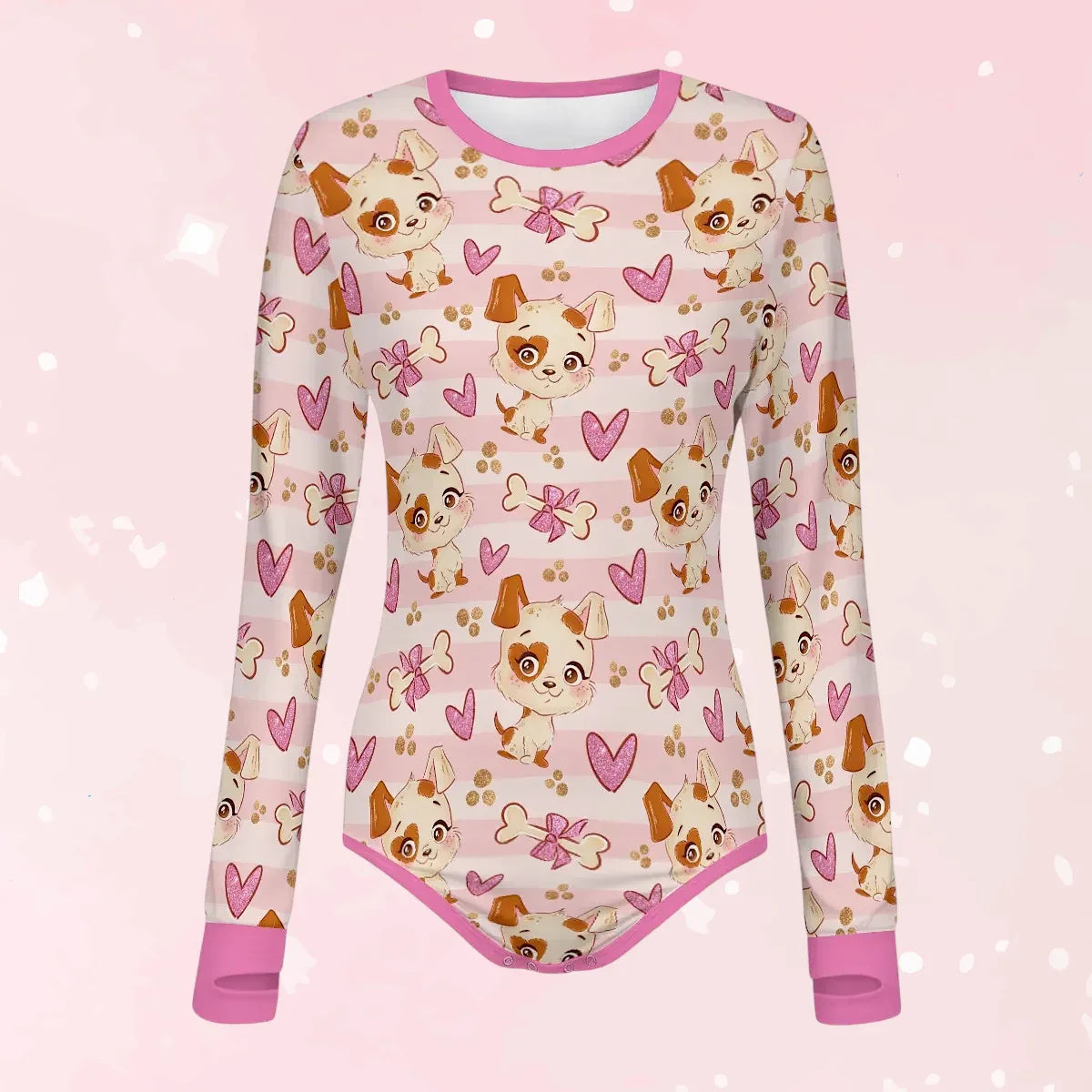 Puppy Love Long Sleeve CuddleSuit - Puppy's Aesthetics