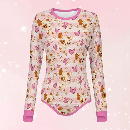 Puppy Love Long Sleeve CuddleSuit - Puppy's Aesthetics