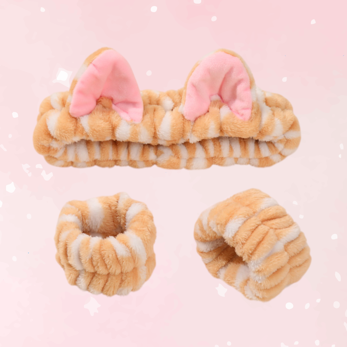 Plush Kitty Ear Self-Care Set (Colors)