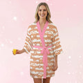 Gingerbread Cutie Satin Robe - Puppy's Aesthetics