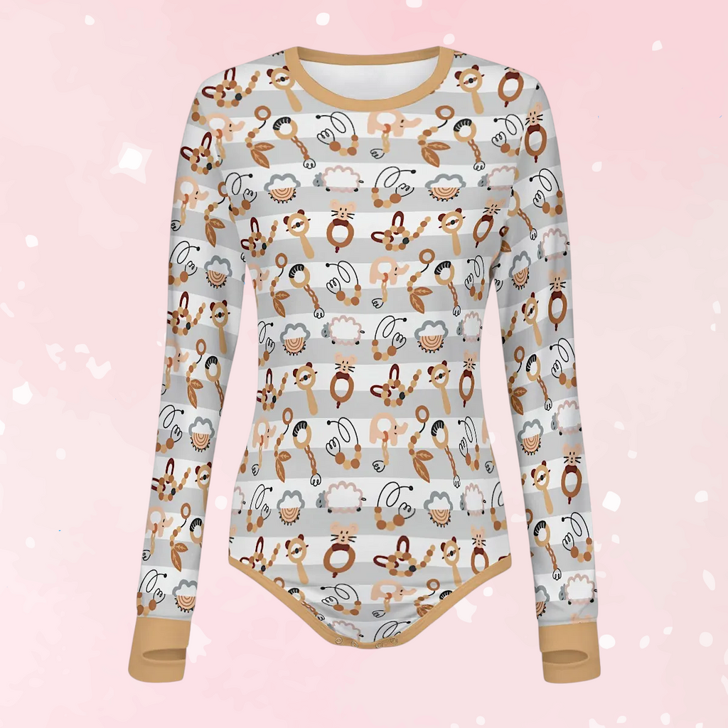 Woodland Rattle Friends Long Sleeve CuddleSuit