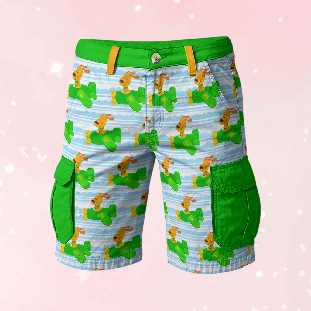 Sky Pup Adventure Cargo Play Shorts
