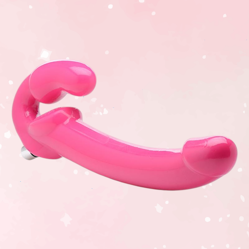 7X Revolver Vibrating Strapless Strap-On