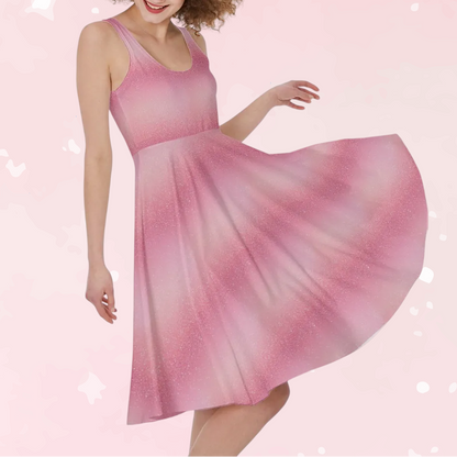 Blush Stardust Glitter Play Dress