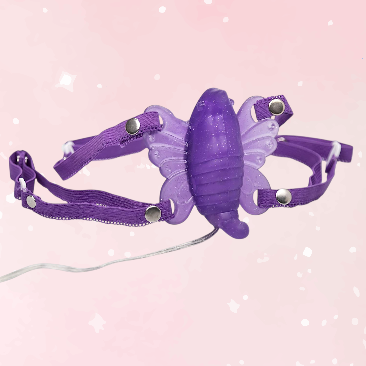 Venus Butterfly Wired Silicone Strap-On