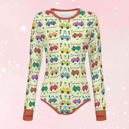 Little Road Trip Long Sleeve CuddleSuit
