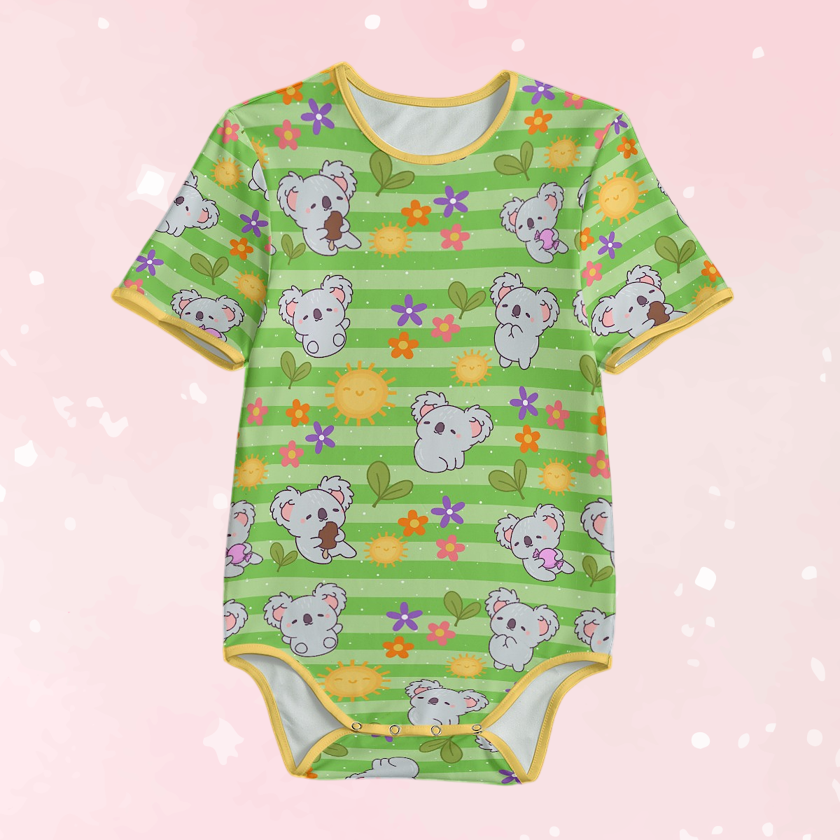 Kozy Koala Stripes Adult Unisex CuddleSuit