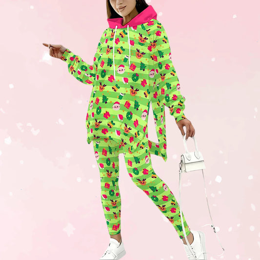 Holly Jammies Stretch Hoodie Set - Puppy's Aesthetics