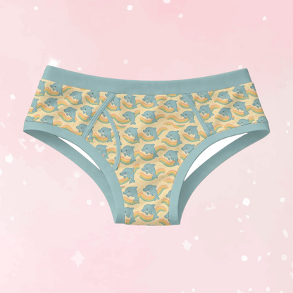 Rainbow Dolphin Men's Cotton Undies