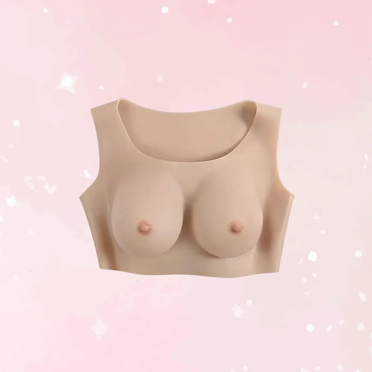 Gender X Breast Plate Silicone C Cup - Puppy's Aesthetics