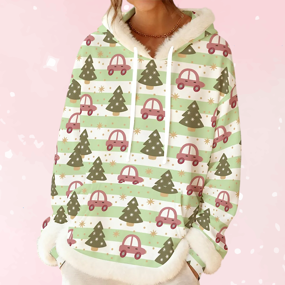 Lil Tree Cruiser Fleece Hoodie With Trim