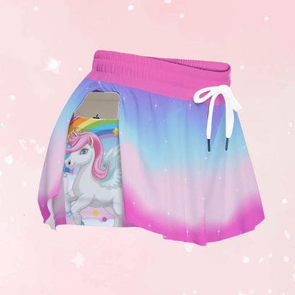 Dreamy Unicorn Play Skort