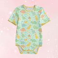 Dino Dreamland Short Sleeve CuddleSuit