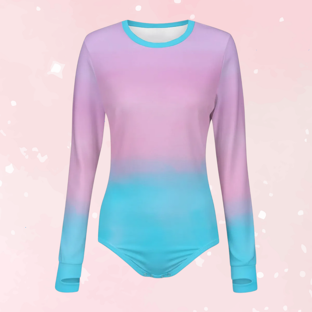 Cotton Candy Long Sleeve CuddleSuit