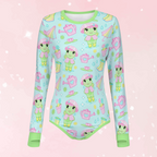 Rainy Day Froggie Long Sleeve CuddleSuit