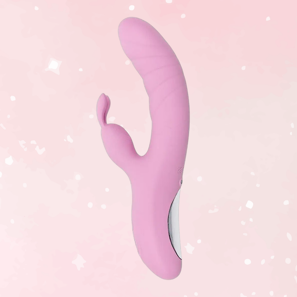 Playboy Rub Me Right Thrusting Rabbit Vibrator