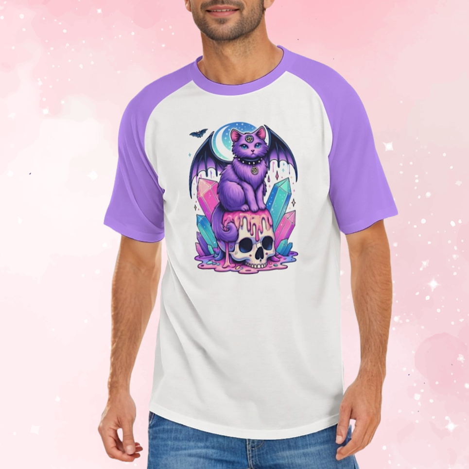 Pastel Crystal Kitty Unisex Graphic Tee