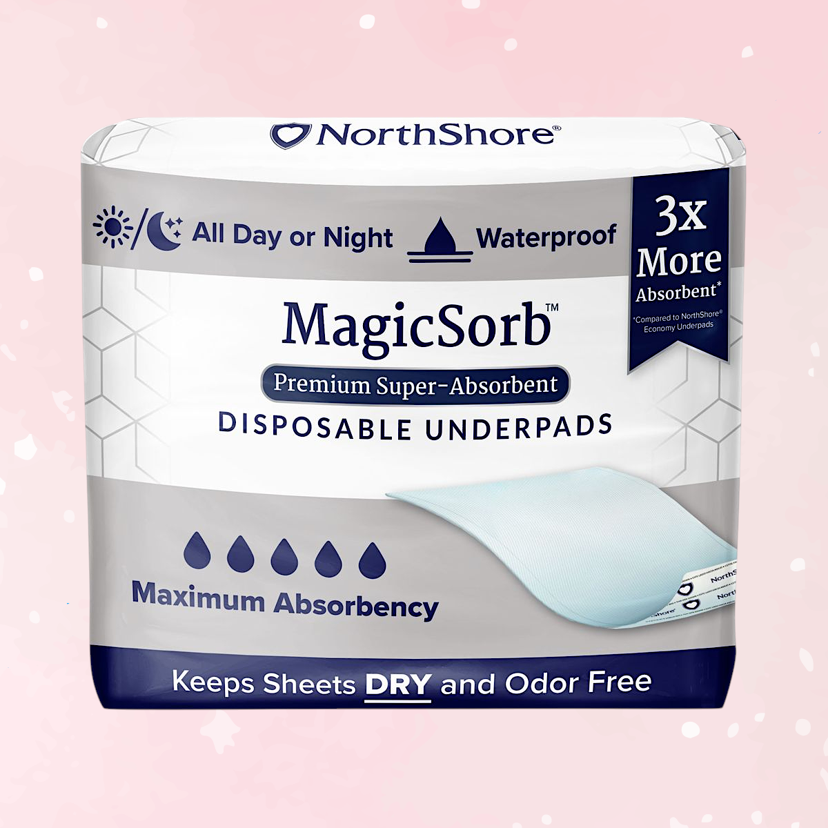 MagicSorb Super-Absorbent Disposable Underpads