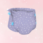 Purple Stars Adult Diapers