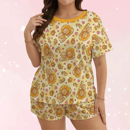 Roary Cuddles Jammies Shorts Set - Puppy's Aesthetics
