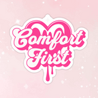 Pink Comfort First Vinyl Sticker