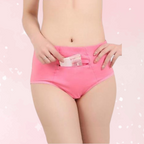 Cotton Panties with Zipper Pocket