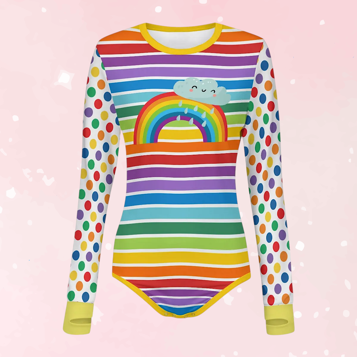 Rainy Smiles Long Sleeve CuddleSuit