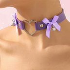 Sweetheart Bell Bow Collar (Colors)