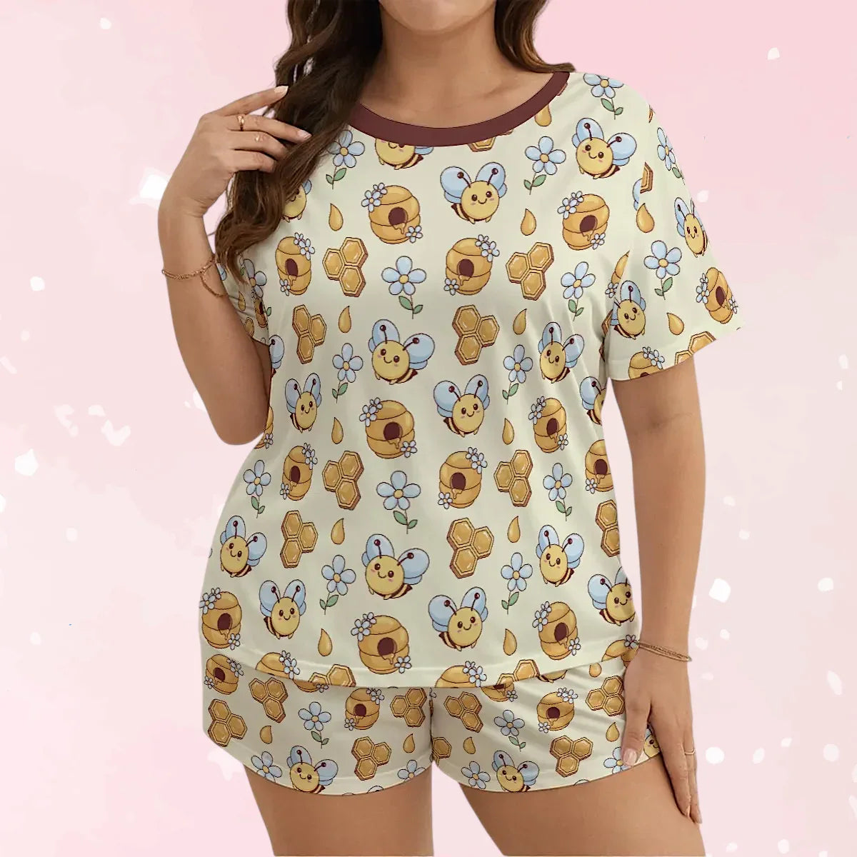 Honeybee Snuggles Cozy Pajama Set - Puppy's Aesthetics