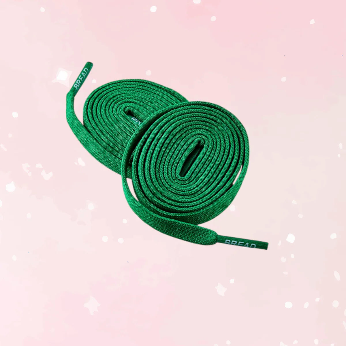 Fun Lucky Green Elastic Shoelaces - Puppy's Aesthetics