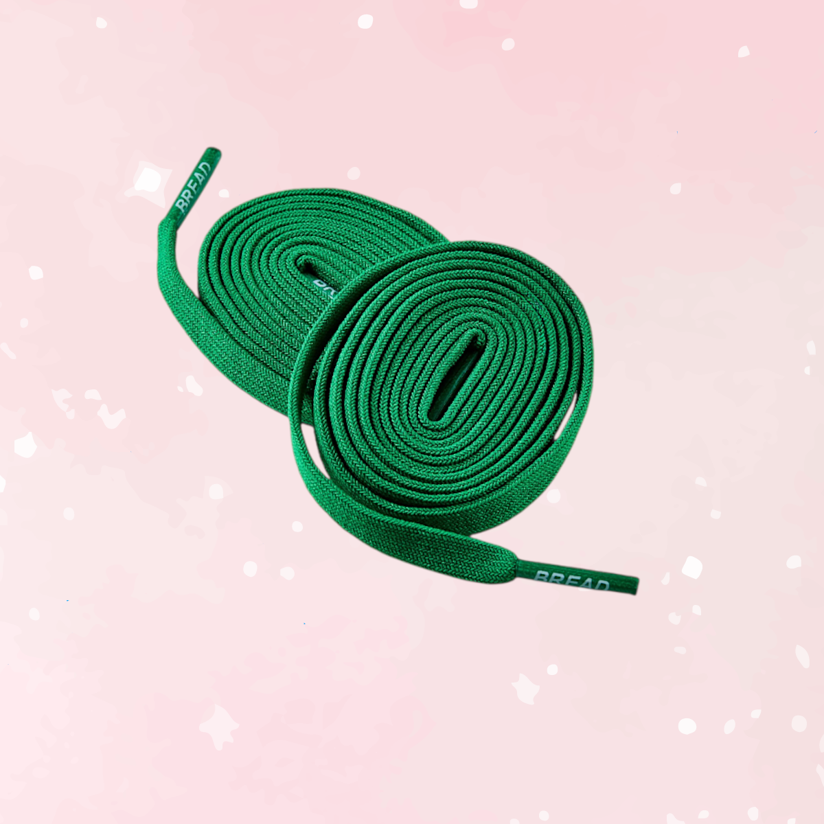 Fun Lucky Green Elastic Shoelaces - Puppy's Aesthetics